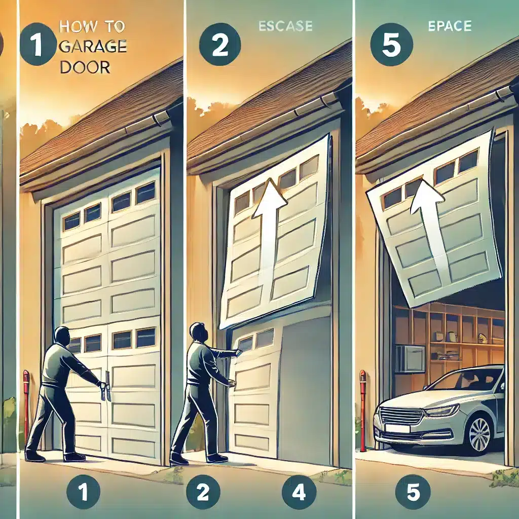 how to open garage door