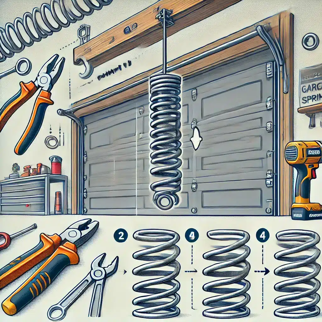 how to replace old style garage door springs