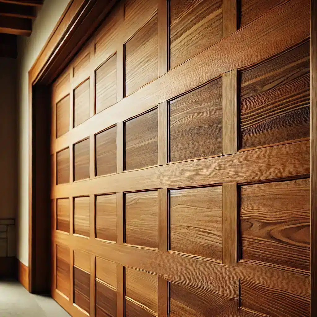 garage door wood panels