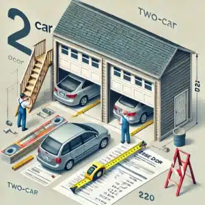 2 car garage door replacement cost