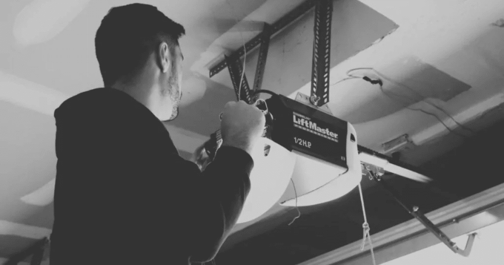 how to reset garage door opener